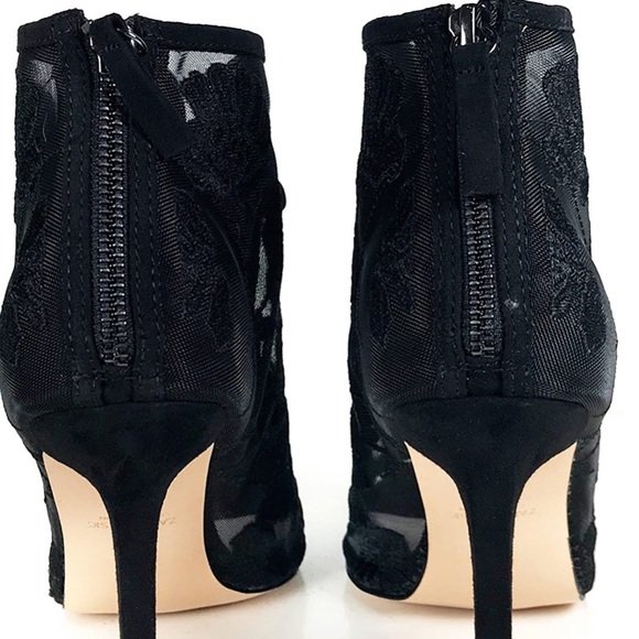 Zara Floral Lace Booties - Picture 4 of 5